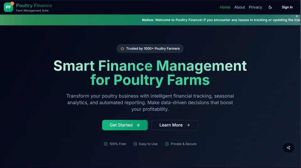 Poultry Finance