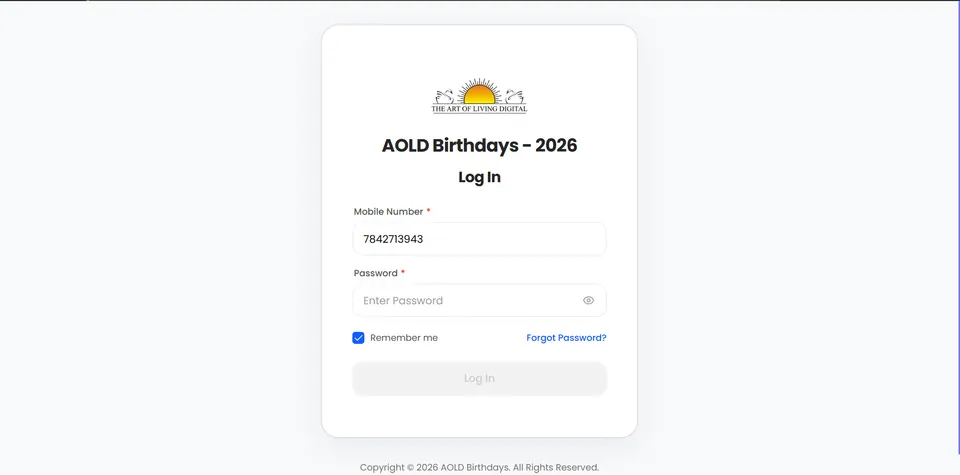 AOLD Birthdays