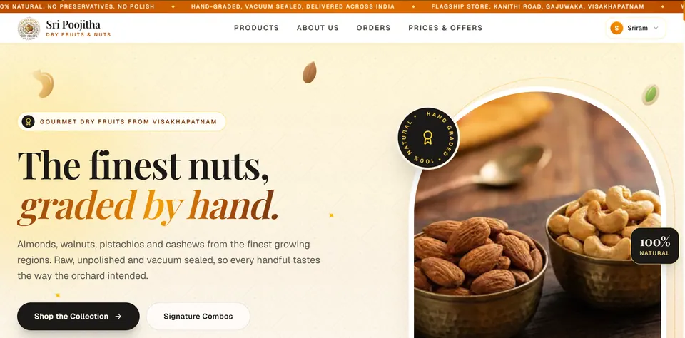 Sri Poojitha Dry Fruits